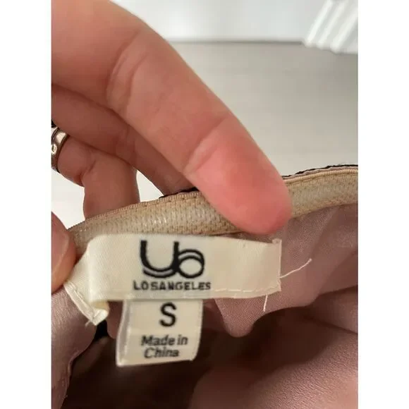 Ya black lace strapless dress S - Picture 2 of 3